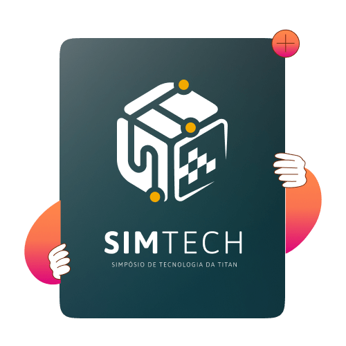 Logo da SIMTECH com mãos segurando ela